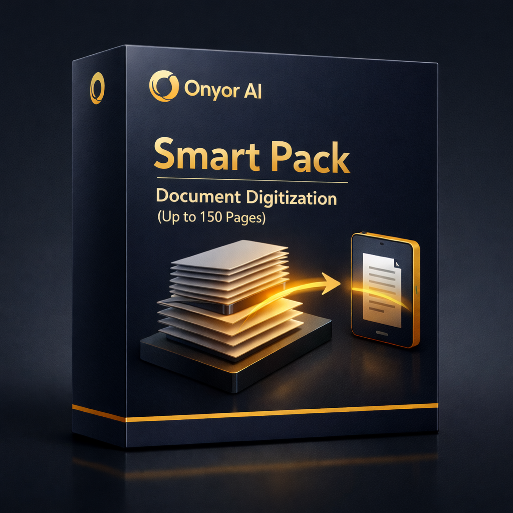 Smart Pack - Document Digitization (Up to 150 Pages)