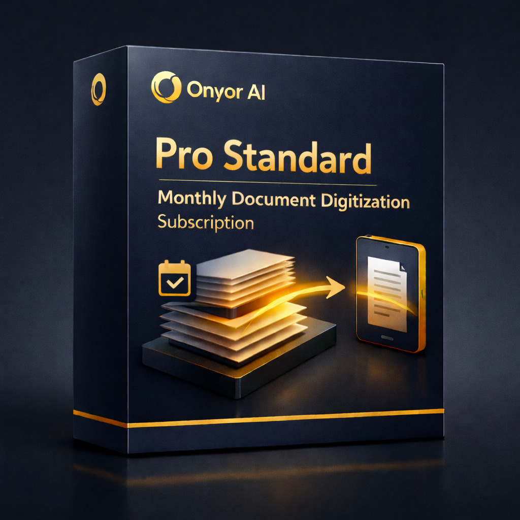 Pro Standard - Monthly Document Digitization Subscription