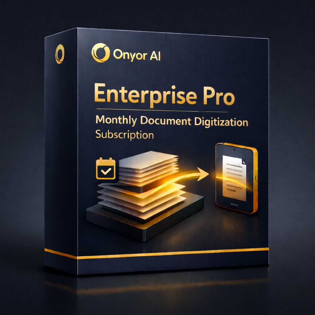 Enterprise Pro - Monthly Document Digitization Subscription